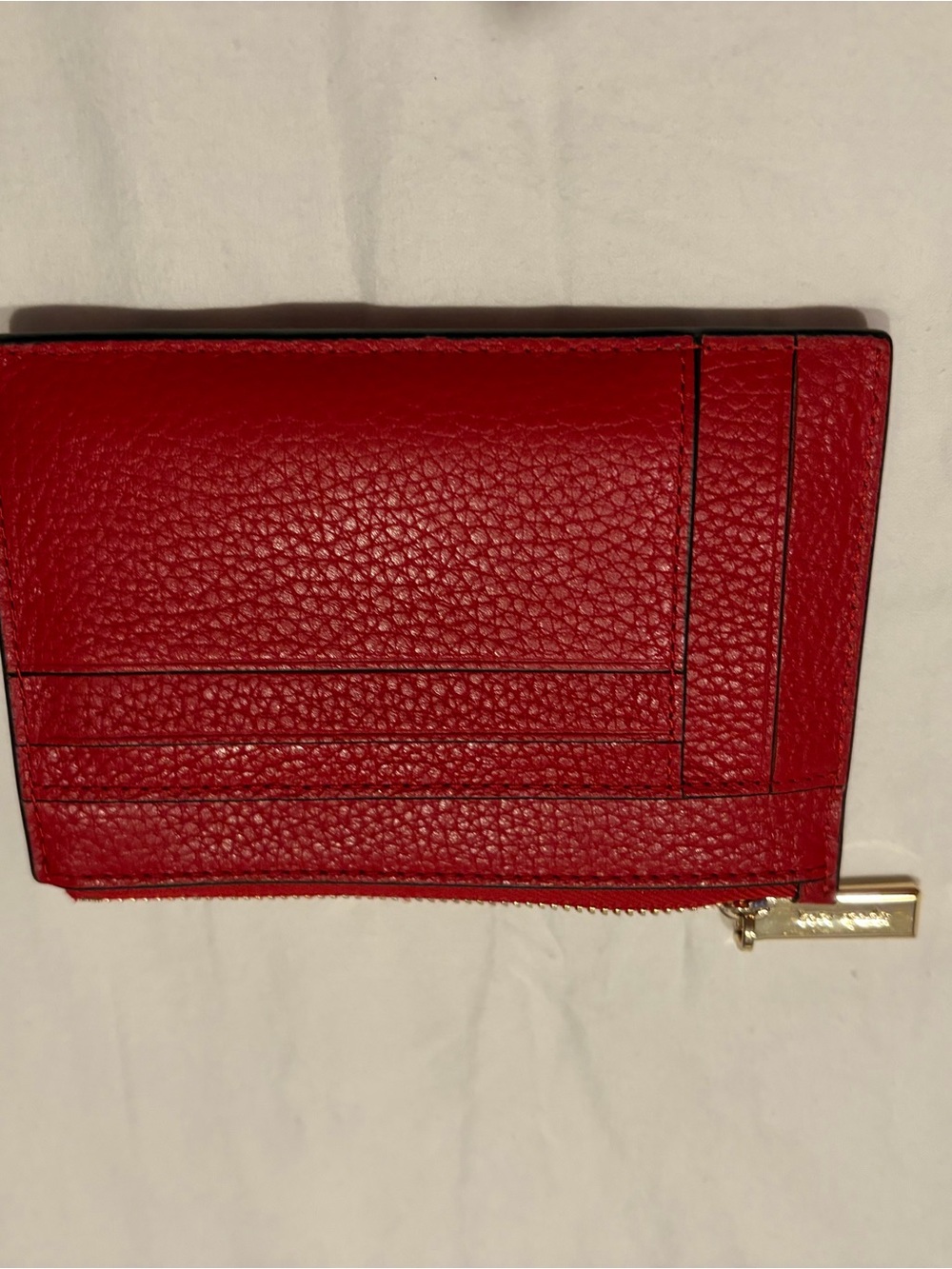 ❤️❤️Kate Spade Red Pebbled Leather Shoulder Bag with Matching Card Case❤️❤️ - Picture 6 of 9